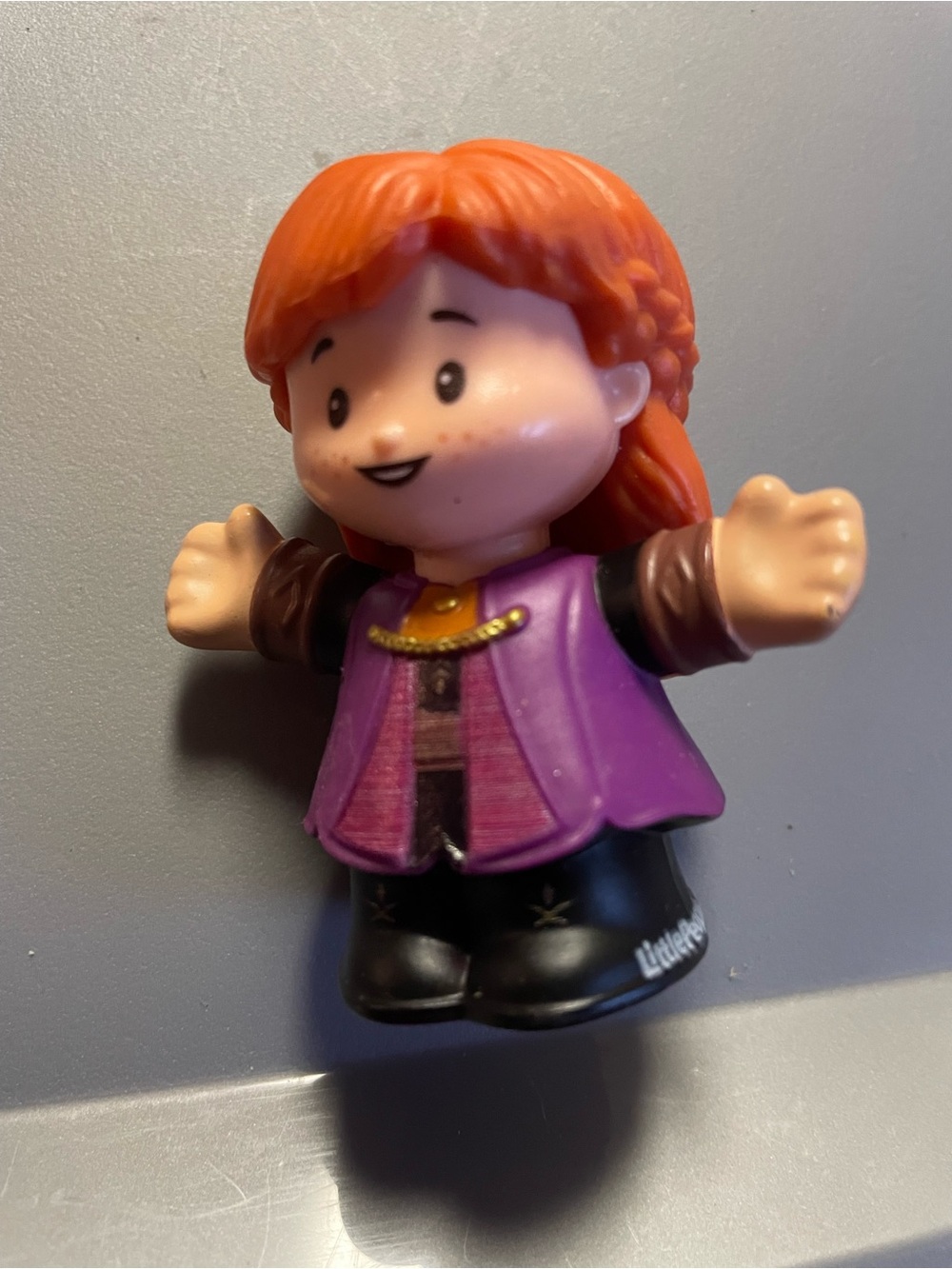 Little People Fisher Price Disney Frozen Princess Anna Purple Outfit